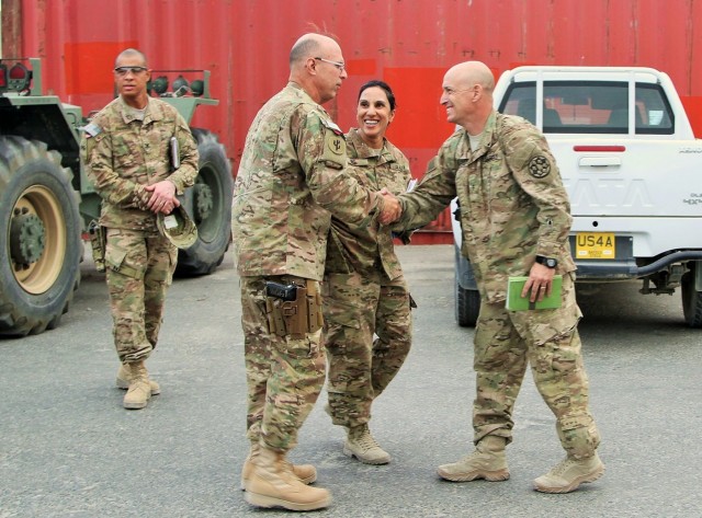 1TSC Leaders reinforce Sustainment Mission in Afghanistan