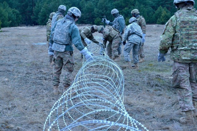 Knights conduct field exercise in Poland