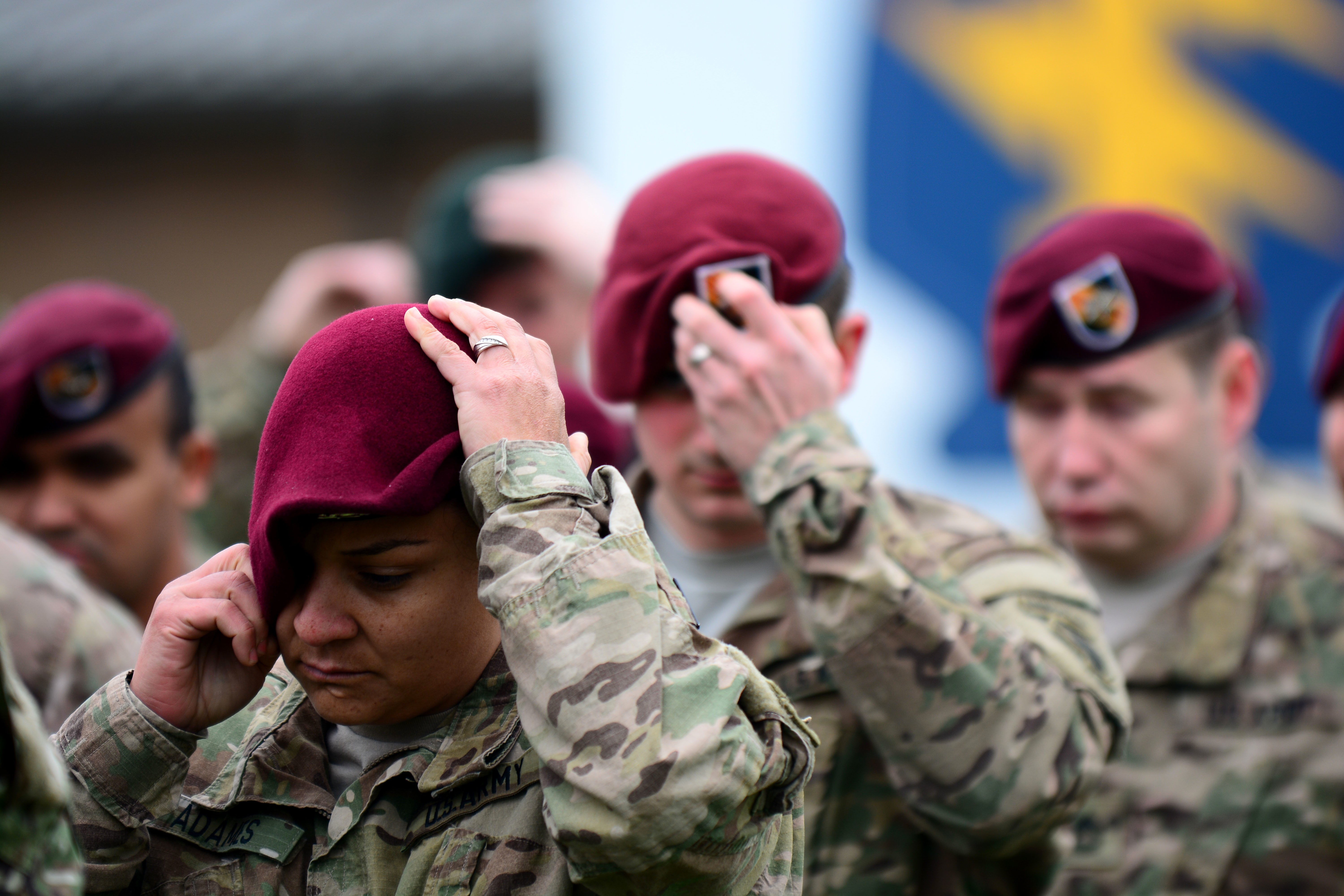 Beret flash changeover ceremony ties together past, present 5th SFG (A ...