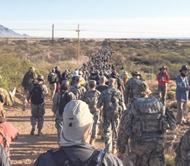 FLW Soldiers participate in 27th Bataan Memorial Death March