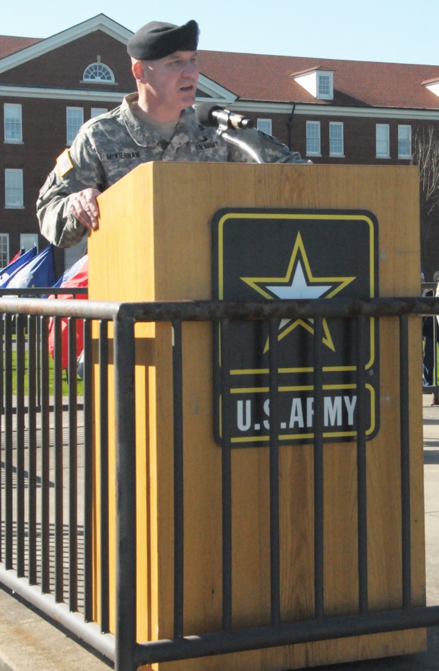 First Army Division East uncases colors at Fort Knox