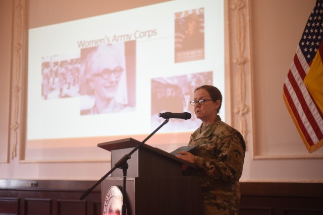 USAREUR enlisted leader speaks at Women's History Month observance