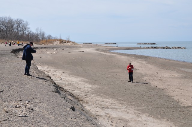 Walking the Beach of Presque Isle