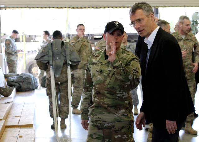 NATO Secretary General visits Fort Bragg