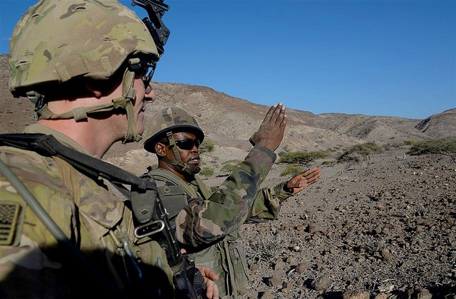 U.S., French military partner during Djibouti exercise