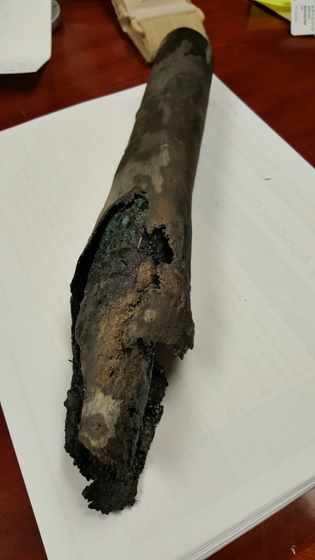 Section of Deteriorated Cable at Detroit Arsenal