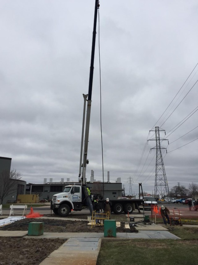 Repairs Underway at the Detroit Arsenal.