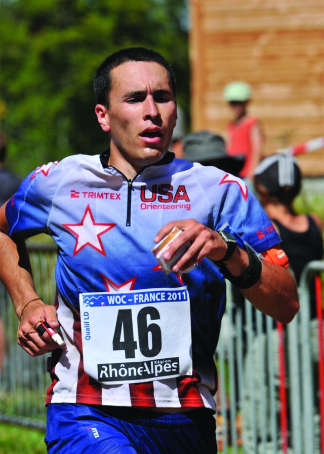 Officer balances Army career with competitive orienteering