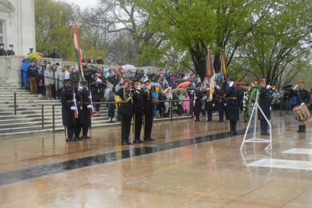 Indian Army general pays tribute at Arlington National Cemetery