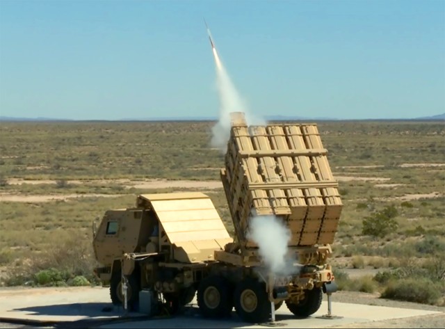 U.S. Army successfully fires miniature hit-to-kill missile from new interceptor launch platform