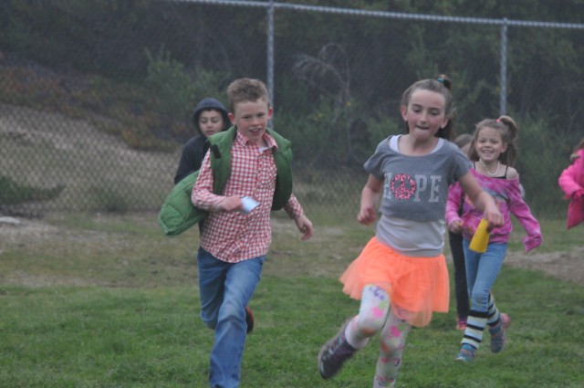 Monterey military children run "across the country" to prepare for fun run