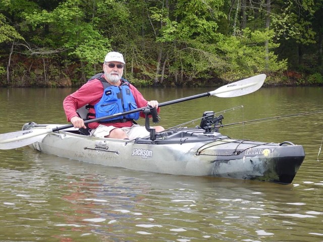 GEARED UP FOR KAYAK FISHING