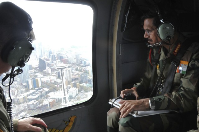 India army Cos visits I Corps at JBLM