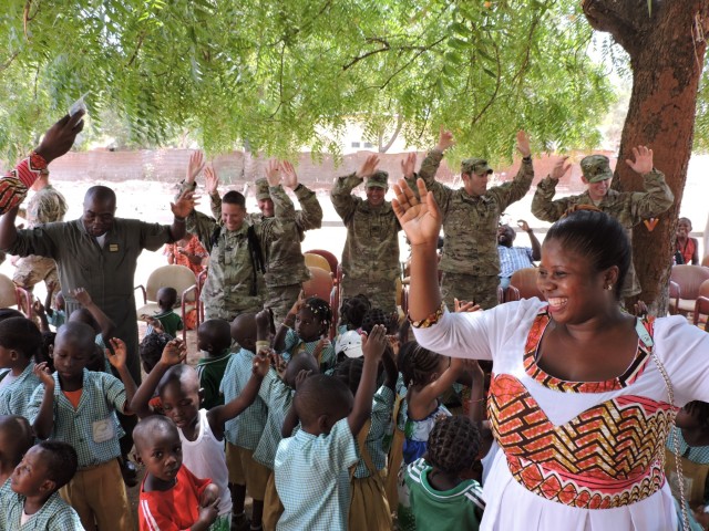 US, Cameroon troops partner for local education