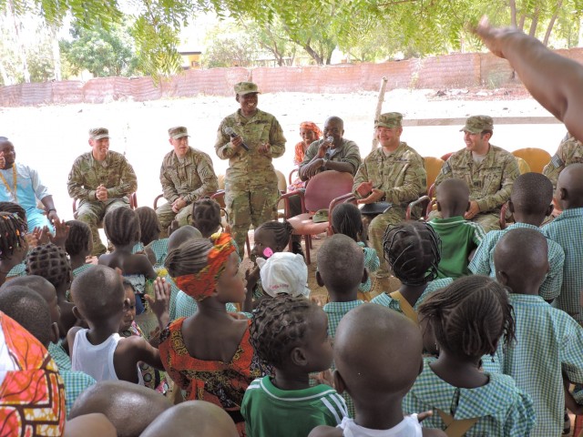 US, Cameroon troops partner for local education