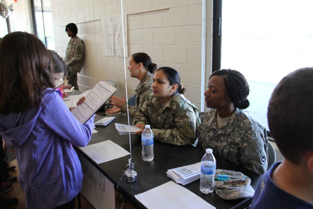 Fort Bragg Soldiers share job skills with local students