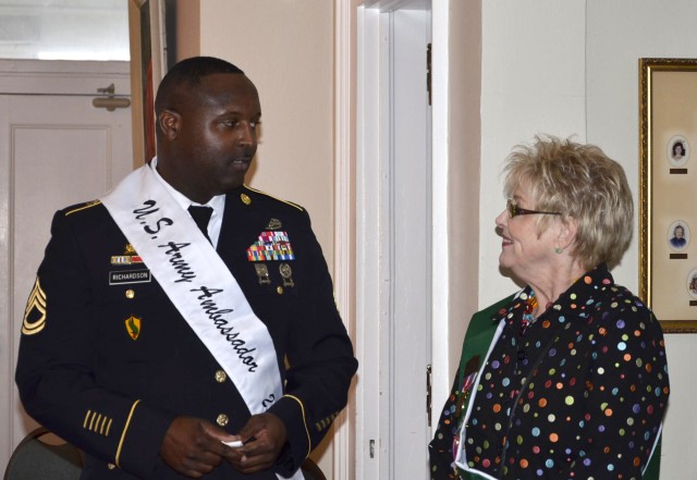 Contracting Soldier serves as Fiesta ambassador