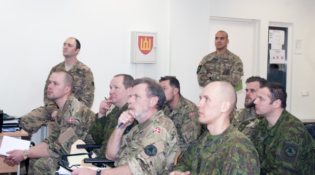 Lithuanians validate staff processes with U.S. and Danish forces