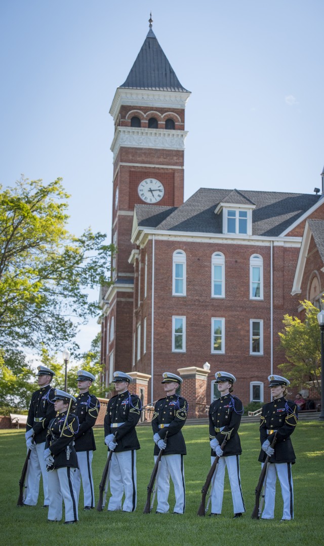 Pershing Rifles honor guard