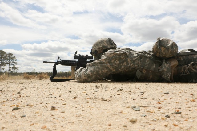 D.C. National Guard Soldiers get ready for National Marksmanship Competition