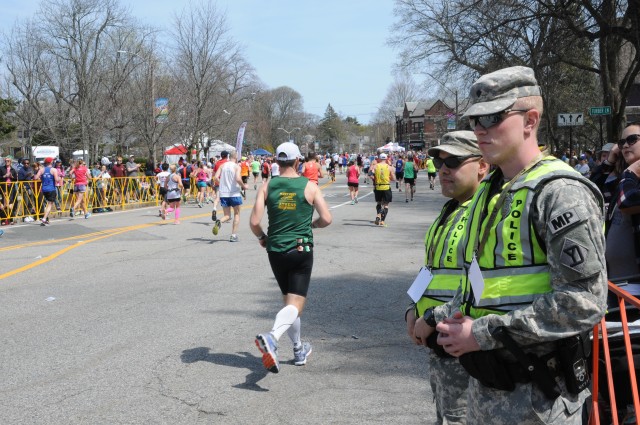 Massachusetts National Guard Airmen, Soldiers help safeguard 120th Boston Marathon