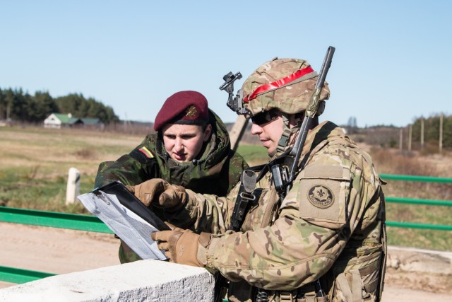 L Troop participates in Exercise Strong Shield