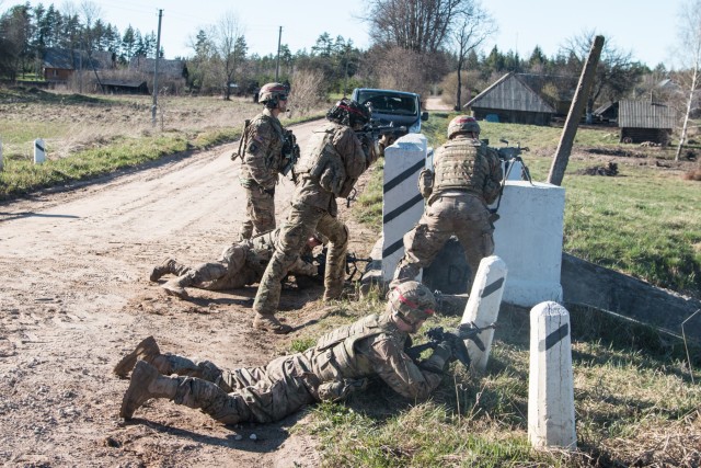 L Troop participates in Exercise Strong Shield