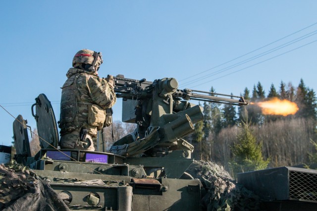 L Troop participates in Exercise Strong Shield
