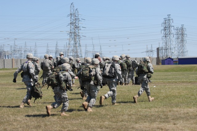 Niagara University and Canisius College participate in a Joint Leadership Training Exercise (JLFX), April 14, 2016 in Fort Drum, New York