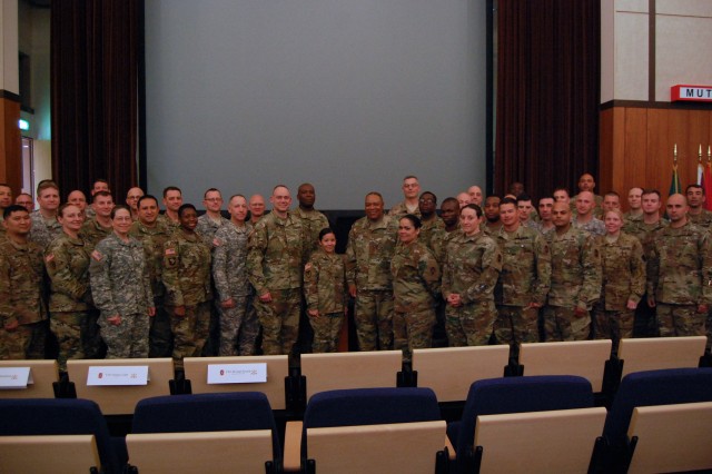 The Army Staff Senior Warrant Officer and 10th AAMDC Warrant Officers