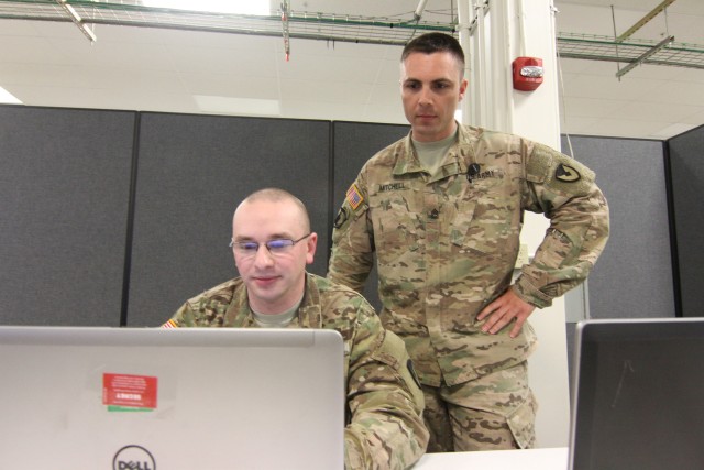 Intelligence Soldiers focus on humanitarian aid situations and sustainment