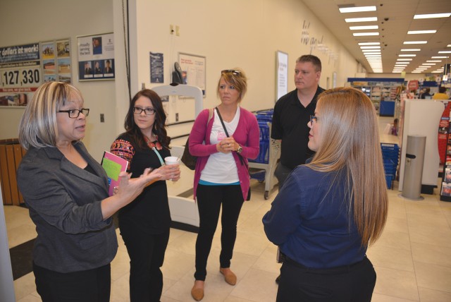 Fort Riley garrison staff hosted members of the Junction City Chamber of Commerce Crossroads of Leadership Class April 15. The visit focused on partnerships between Geary County, Junction City and For