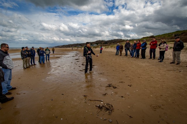 U.S. Army Europe's Combat Support Hospital takes Battle Staff Ride to Normandy