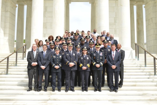 Military District of Washington hosts inter-agency partner at Arlington National Cemetery
