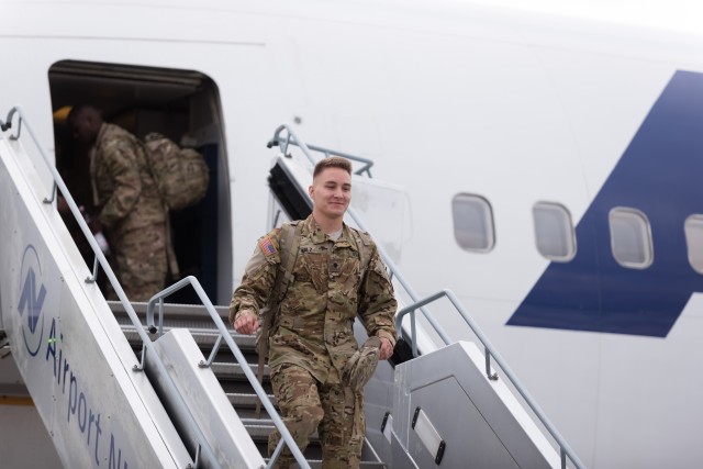 Fort Bliss Iron Eagles arrive in Germany