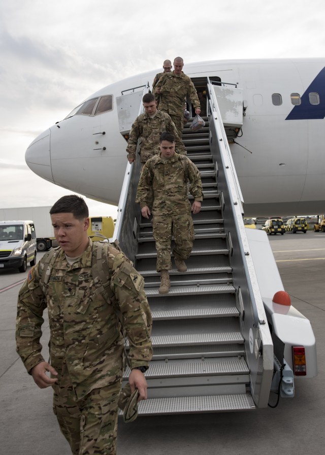 Fort Bliss Iron Eagles arrive in Germany