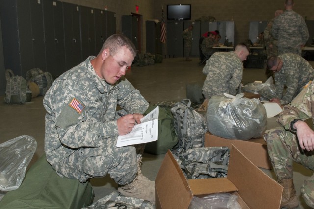 Checking the Hand Receipt