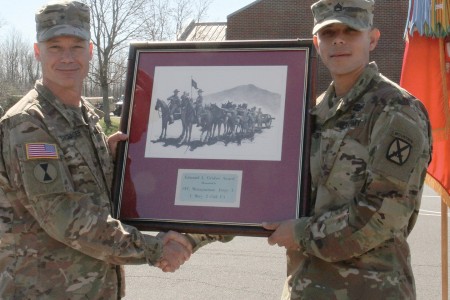 Syracuse Mets - Brigadier General Paul Bontrager speaking to the