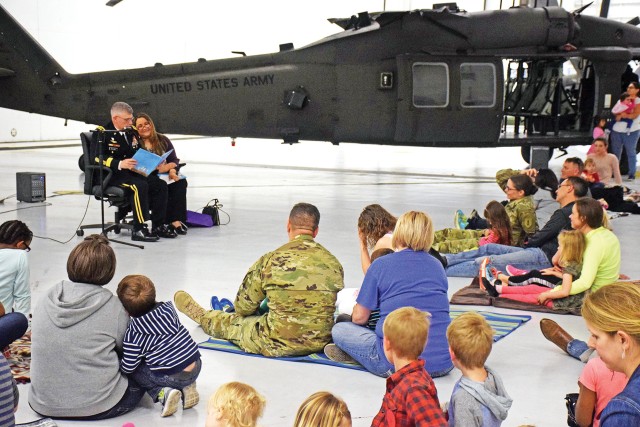 Fort Riley senior leader's storytelling accentuates Month of the Military Child