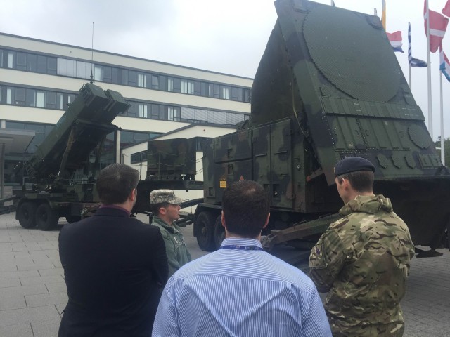 Distinguished Visitors were briefed on NATO Air Defense System's Capabilities