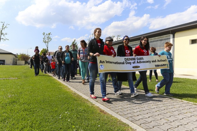 Vicenza Military Community participates in International Denim Day
