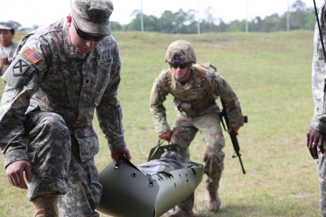 Military operations in an urban terrain at Best Warrior