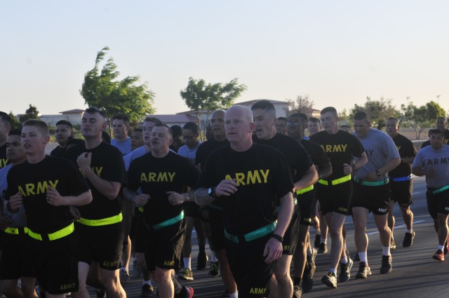 Iron Soldiers promote SHARP awareness through division run