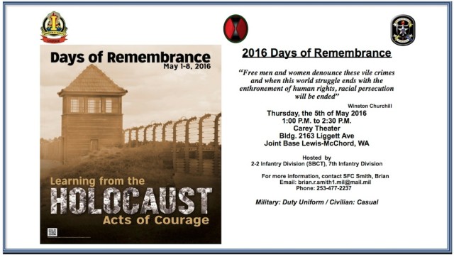 Days of Remembrance