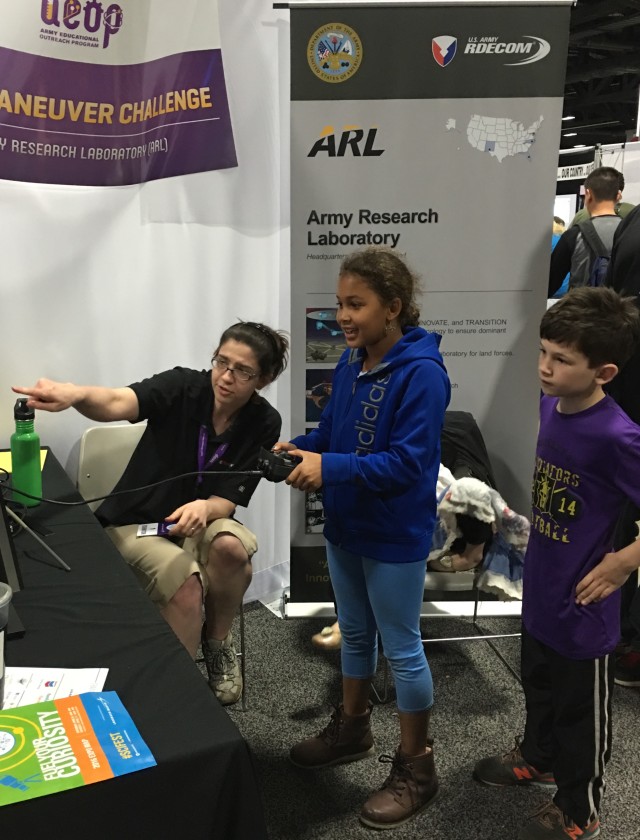 Army researchers engage at science, engineering festival