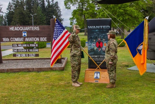 Sgt. Kayci Landes becomes first female to reenlist as Cavalry Scout