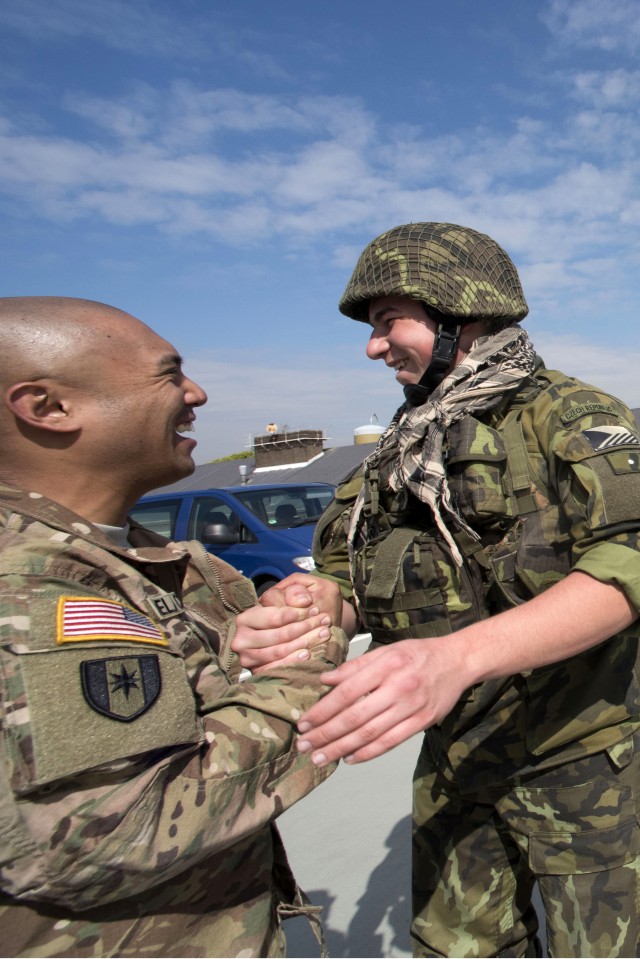 Combat medics deliver the best medicine