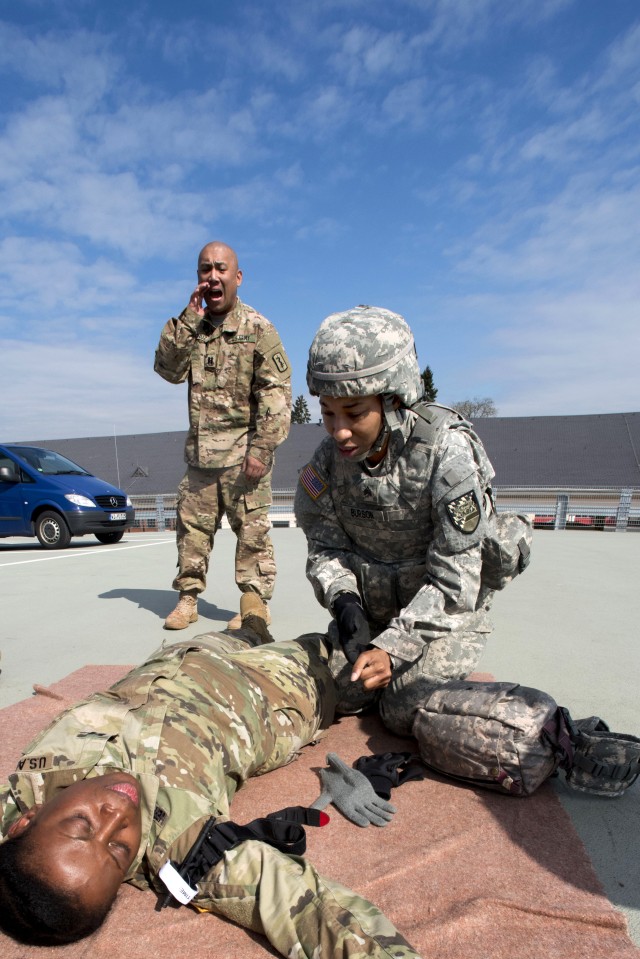 Combat medics deliver the best medicine
