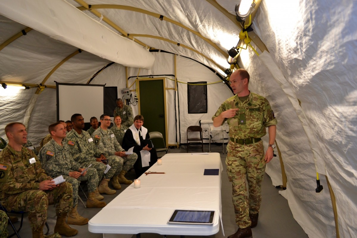 Military chaplains in support of multinational mission