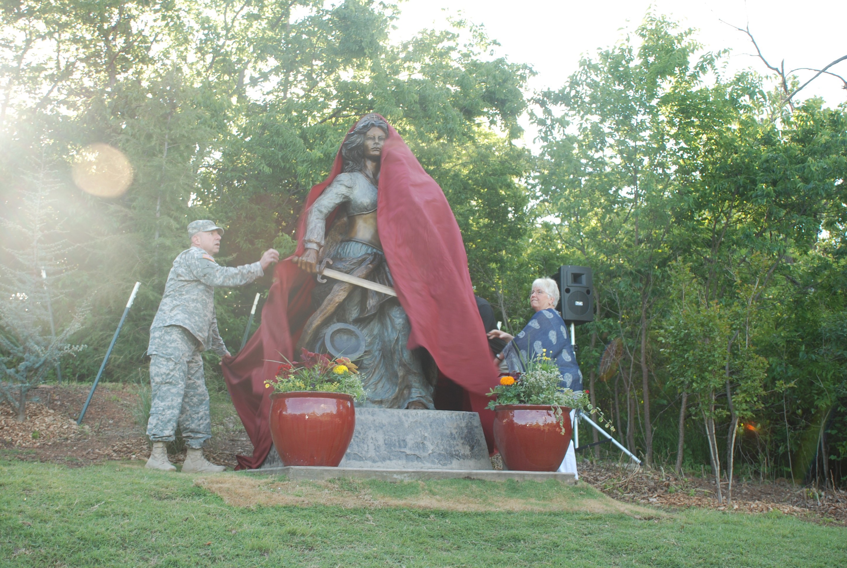 New Fort Sill statue hails artillery's patron saint Article The